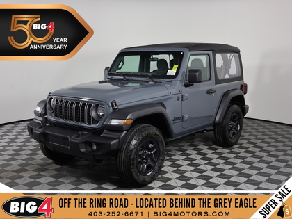 Gray 2026 Jeep Wrangler Sport 2-Door 4WD SUV / Crossover Four-Wheel Drive