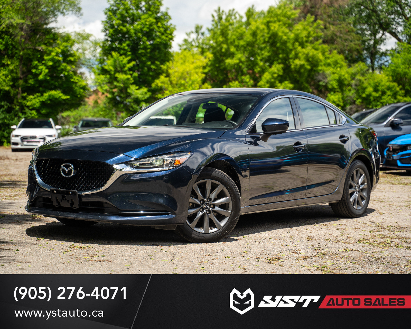 Blue 2018 Mazda MAZDA6 GS Sedan FWD Sedan 6-Speed Automatic