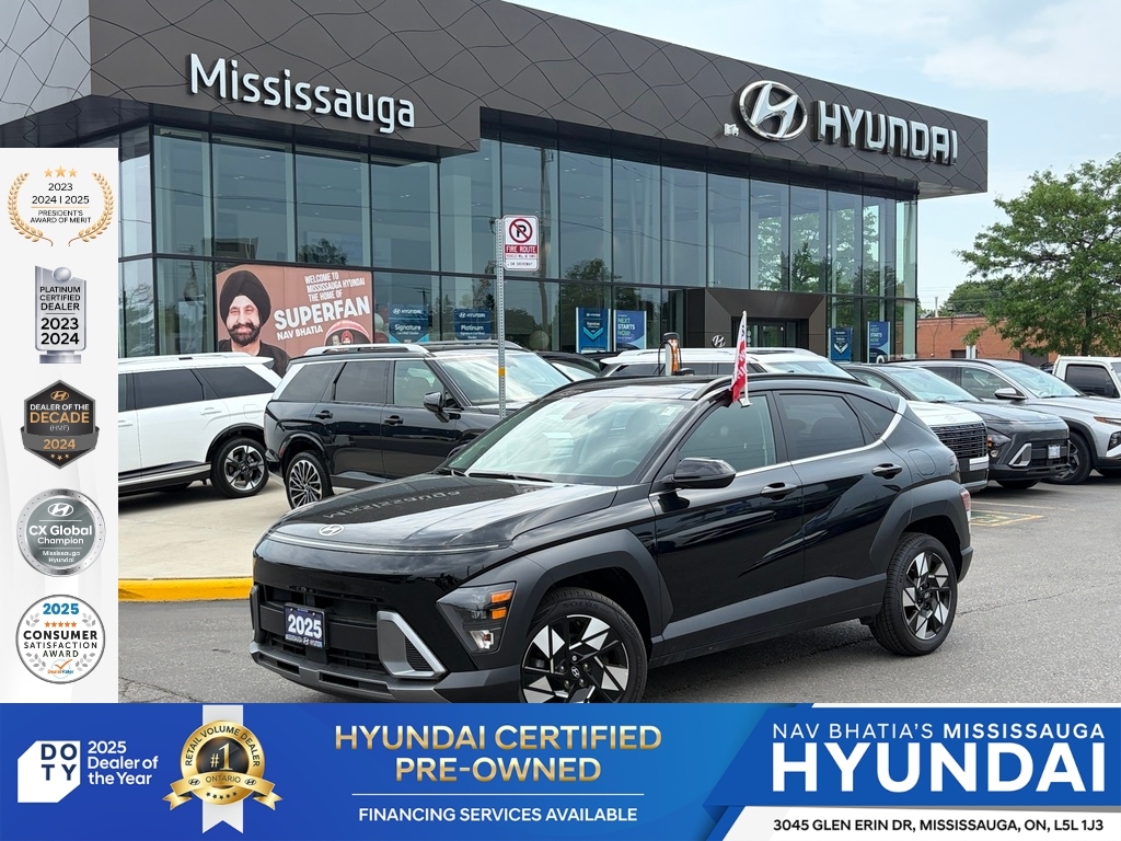 Black 2025 Hyundai Kona Preferred AWD SUV / Crossover Continuously Variable Transmission