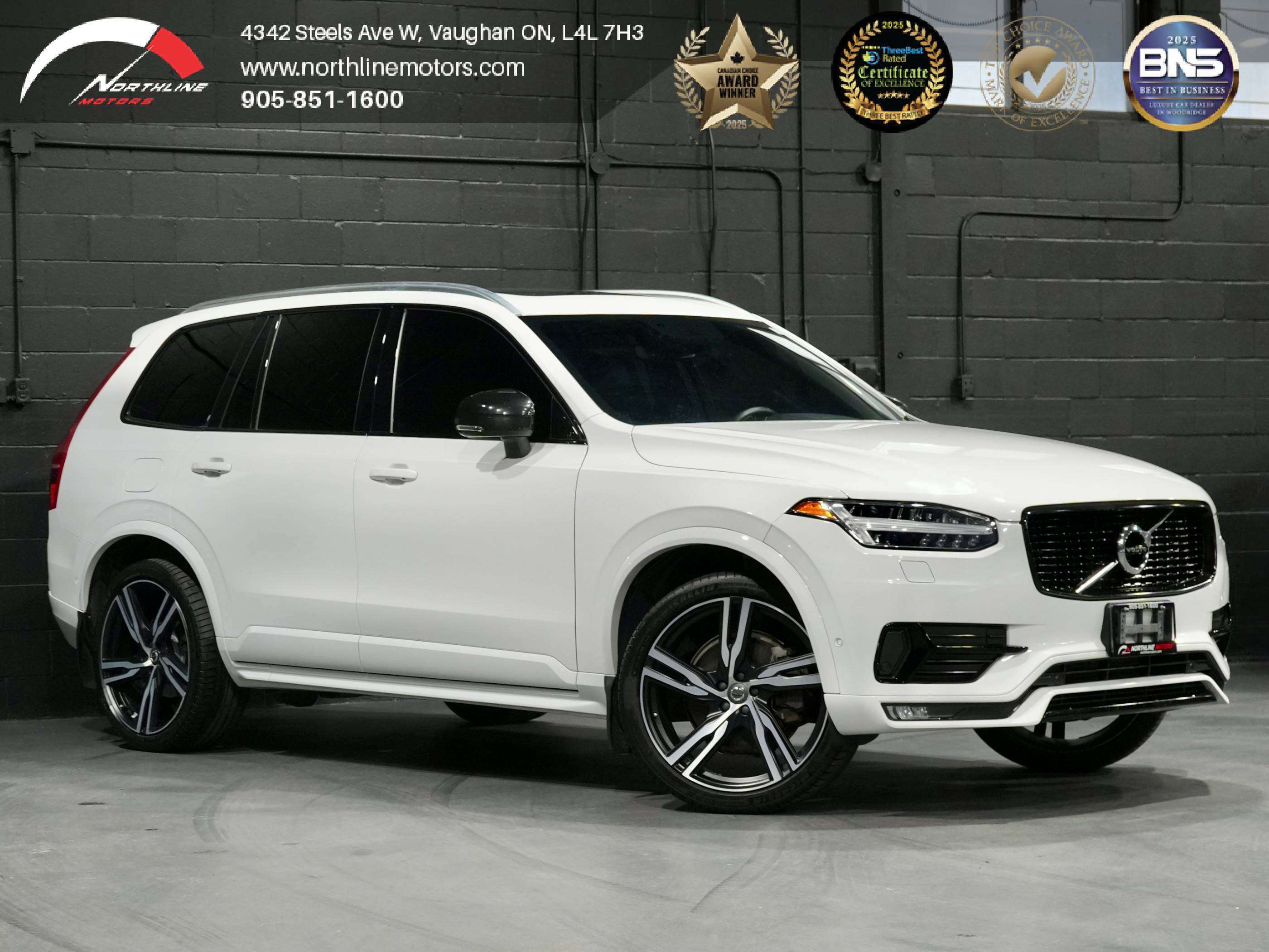 White 2019 Volvo XC90 T6 R-Design AWD SUV / Crossover All-Wheel Drive Automatic