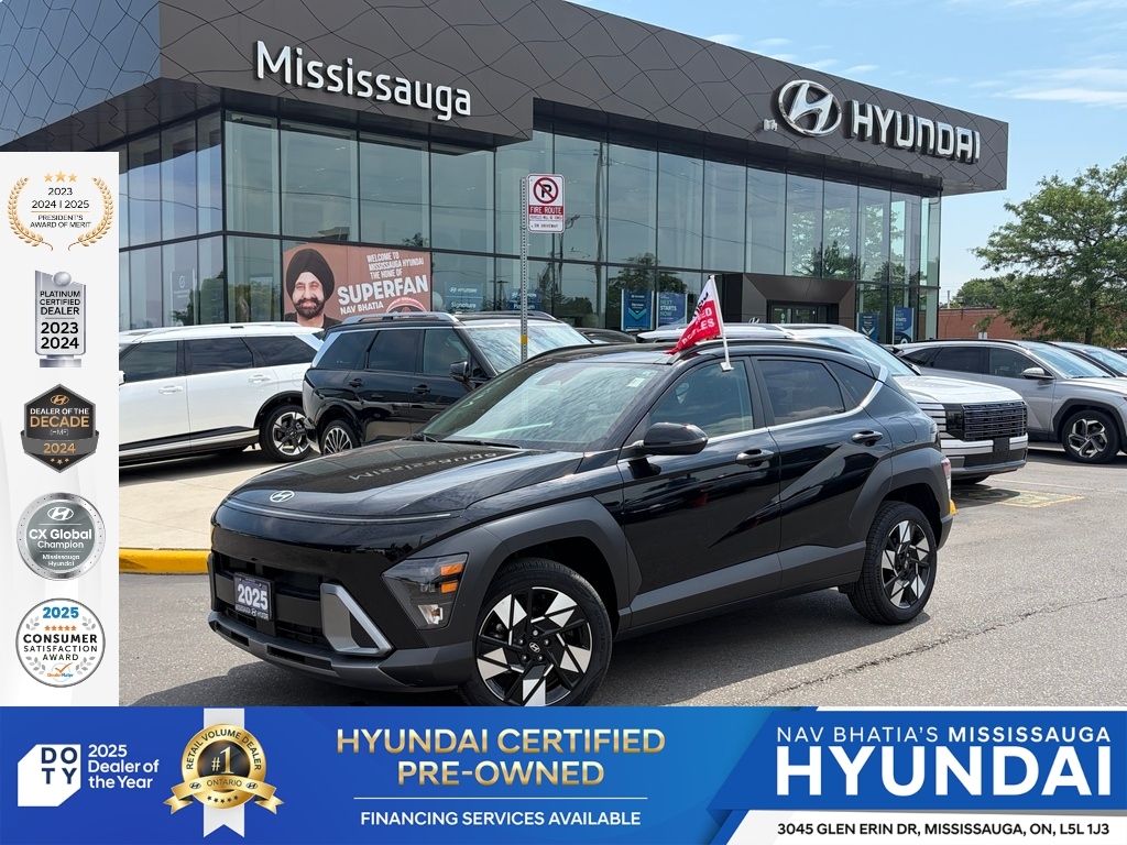 Black 2025 Hyundai Kona Preferred AWD SUV / Crossover Continuously Variable Transmission