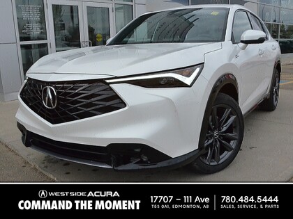 White 2025 Acura ADX SH-AWD with A-SPEC Package SUV / Crossover All-Wheel Drive Continuously Variable Transmission