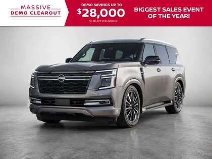 Gray 2025 Nissan Armada Platinum Reserve 4WD SUV / Crossover Four-Wheel Drive 9-Speed Automatic