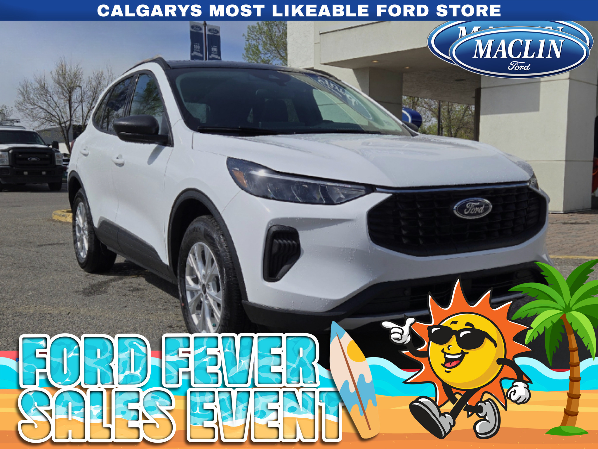 White 2025 Ford Escape Active AWD SUV / Crossover All-Wheel Drive 8-Speed Automatic