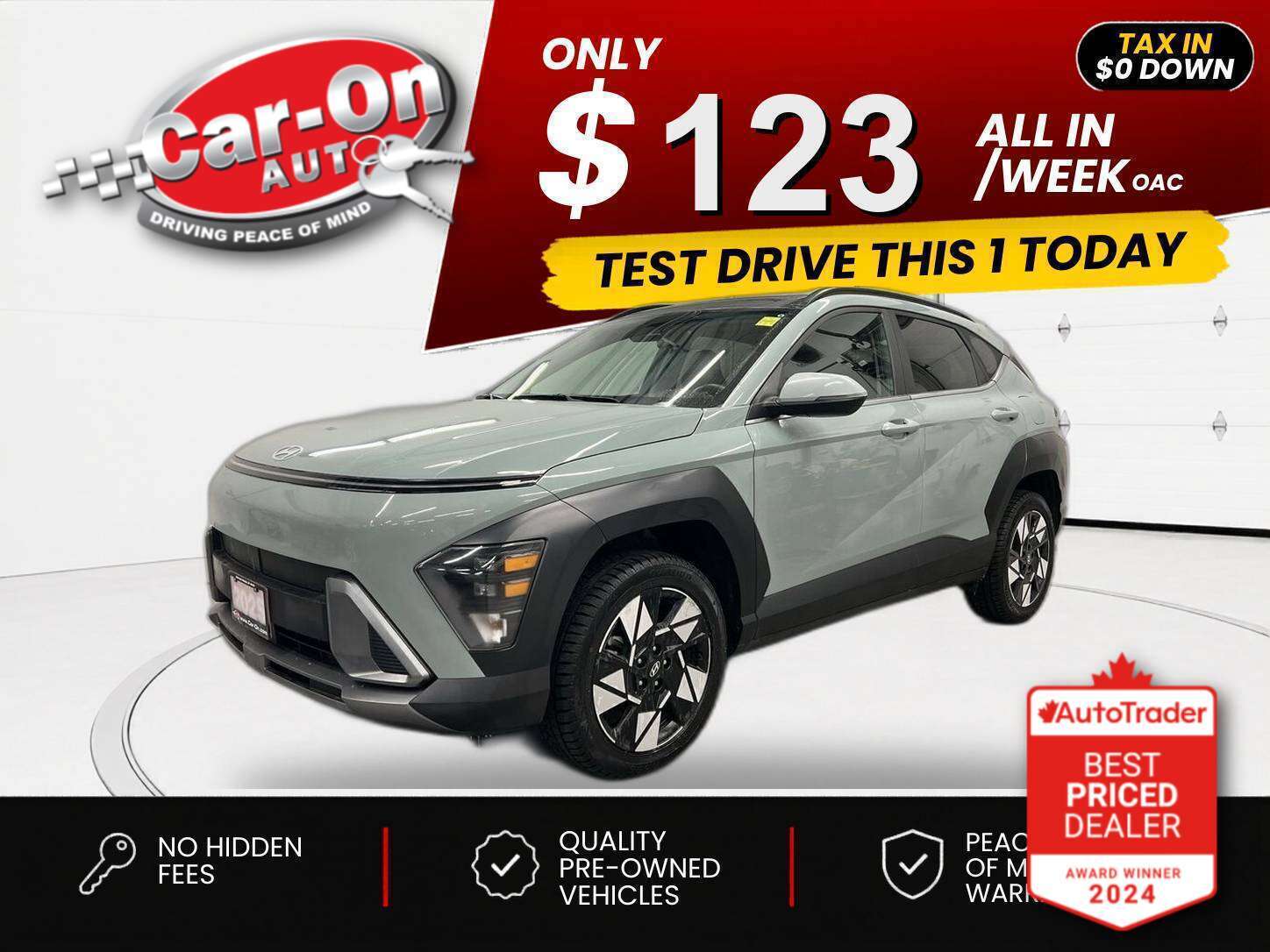 Green 2025 Hyundai Kona Preferred AWD SUV / Crossover Automatic