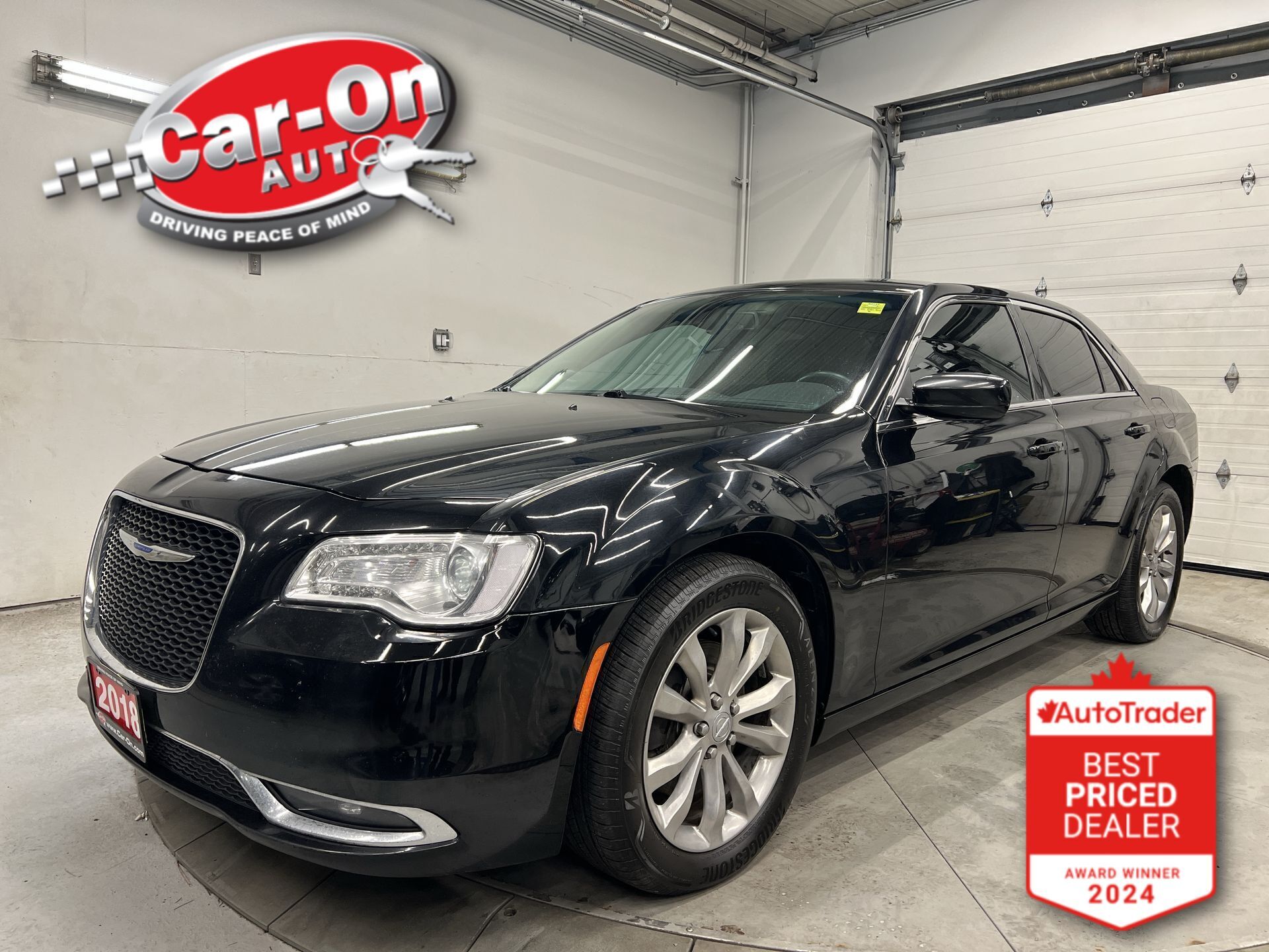 Black 2018 Chrysler 300 Touring L AWD Sedan All-Wheel Drive Automatic
