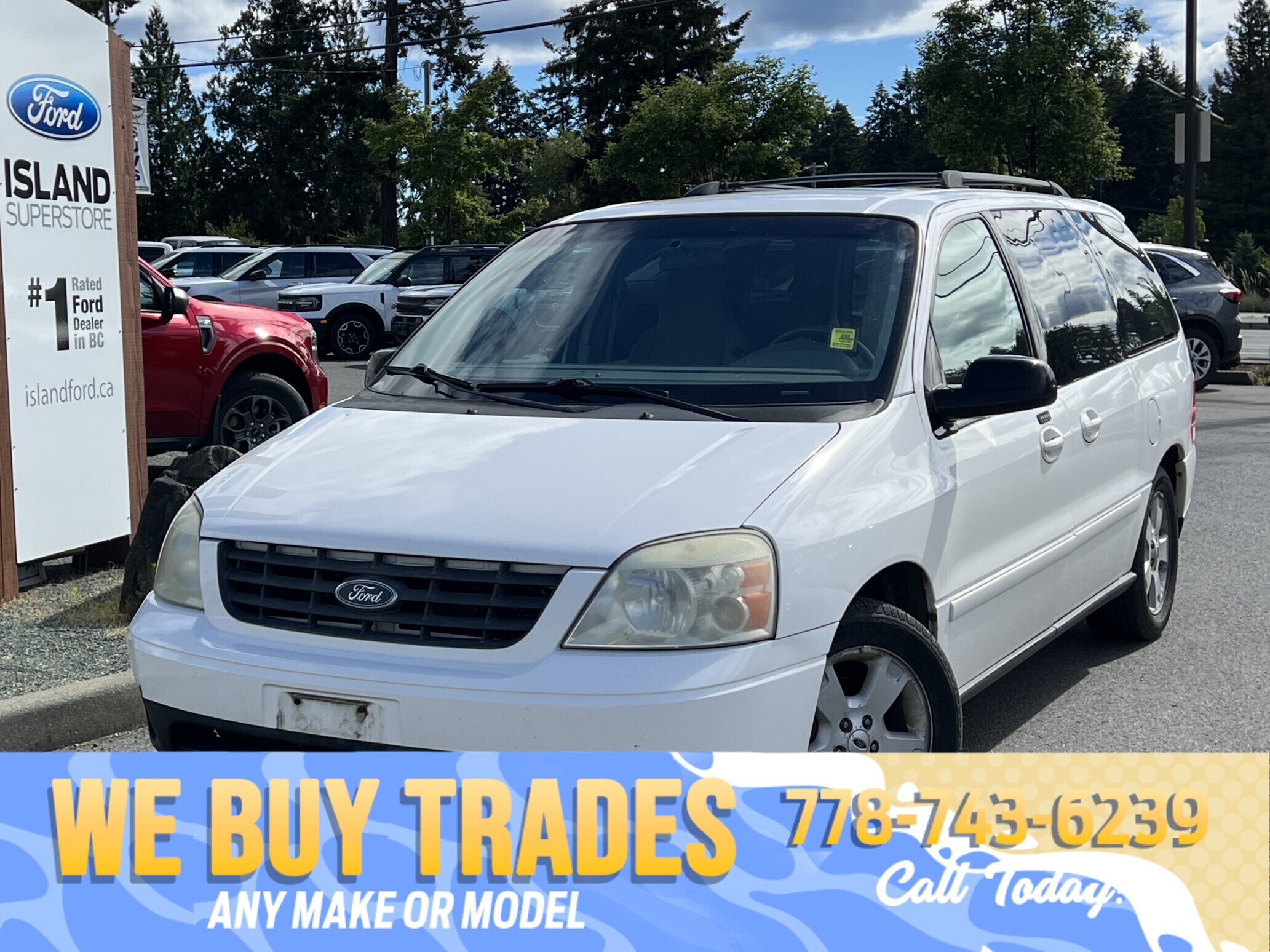 White 2006 Ford Freestar Sport Minivan 4-Speed Automatic