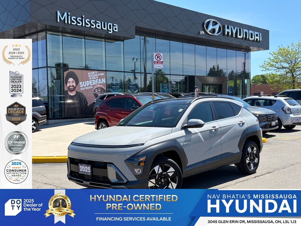 Gray (Light Grey) 2025 Hyundai Kona Preferred AWD SUV / Crossover Continuously Variable Transmission