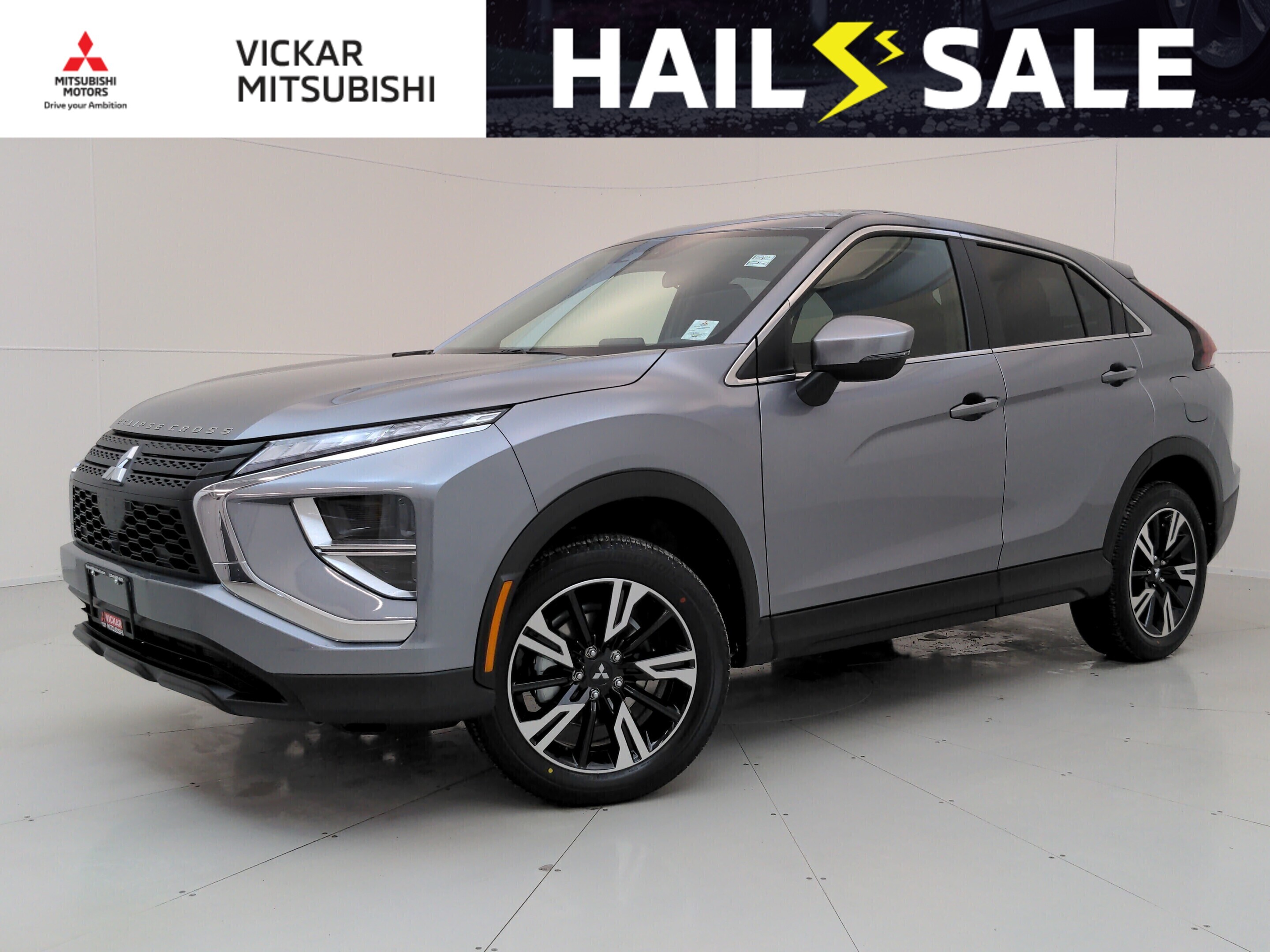 Gray 2026 Mitsubishi Eclipse Cross ES S-AWC SUV / Crossover All-Wheel Drive Continuously Variable Transmission