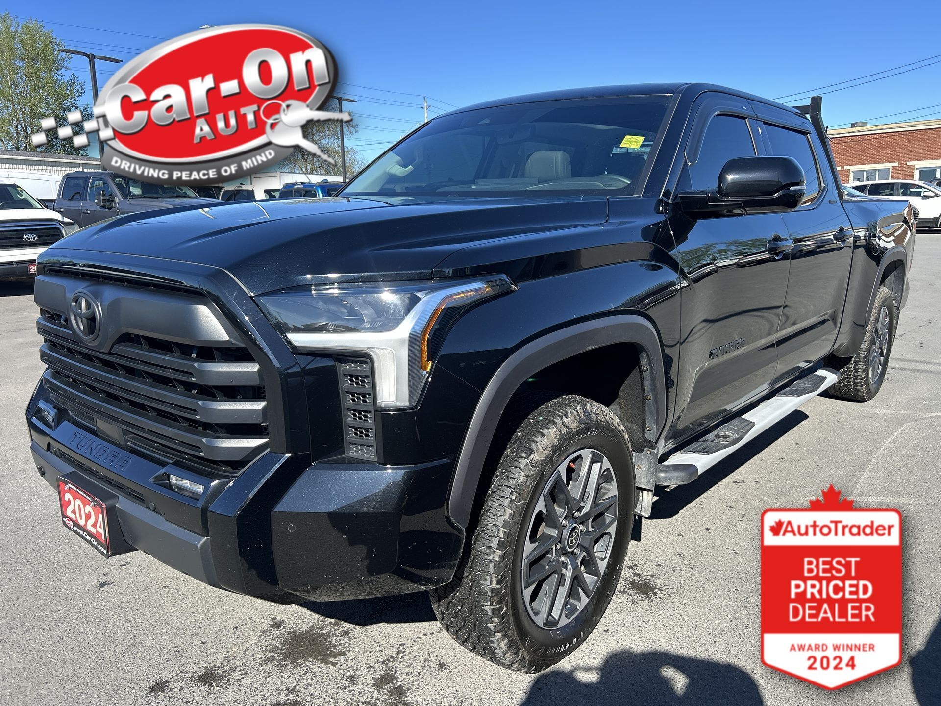 Black 2024 Toyota Tundra Pickup Truck Four-Wheel Drive Automatic
