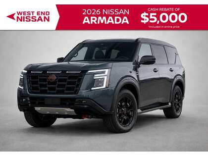 Gray 2026 Nissan Armada PRO-4X 4WD SUV / Crossover Four-Wheel Drive 9-Speed Automatic
