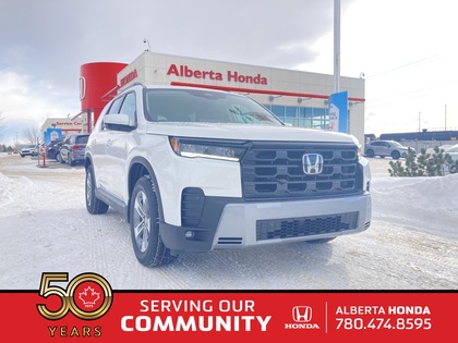 White 2026 Honda Pilot EX-L AWD SUV / Crossover All-Wheel Drive Automatic
