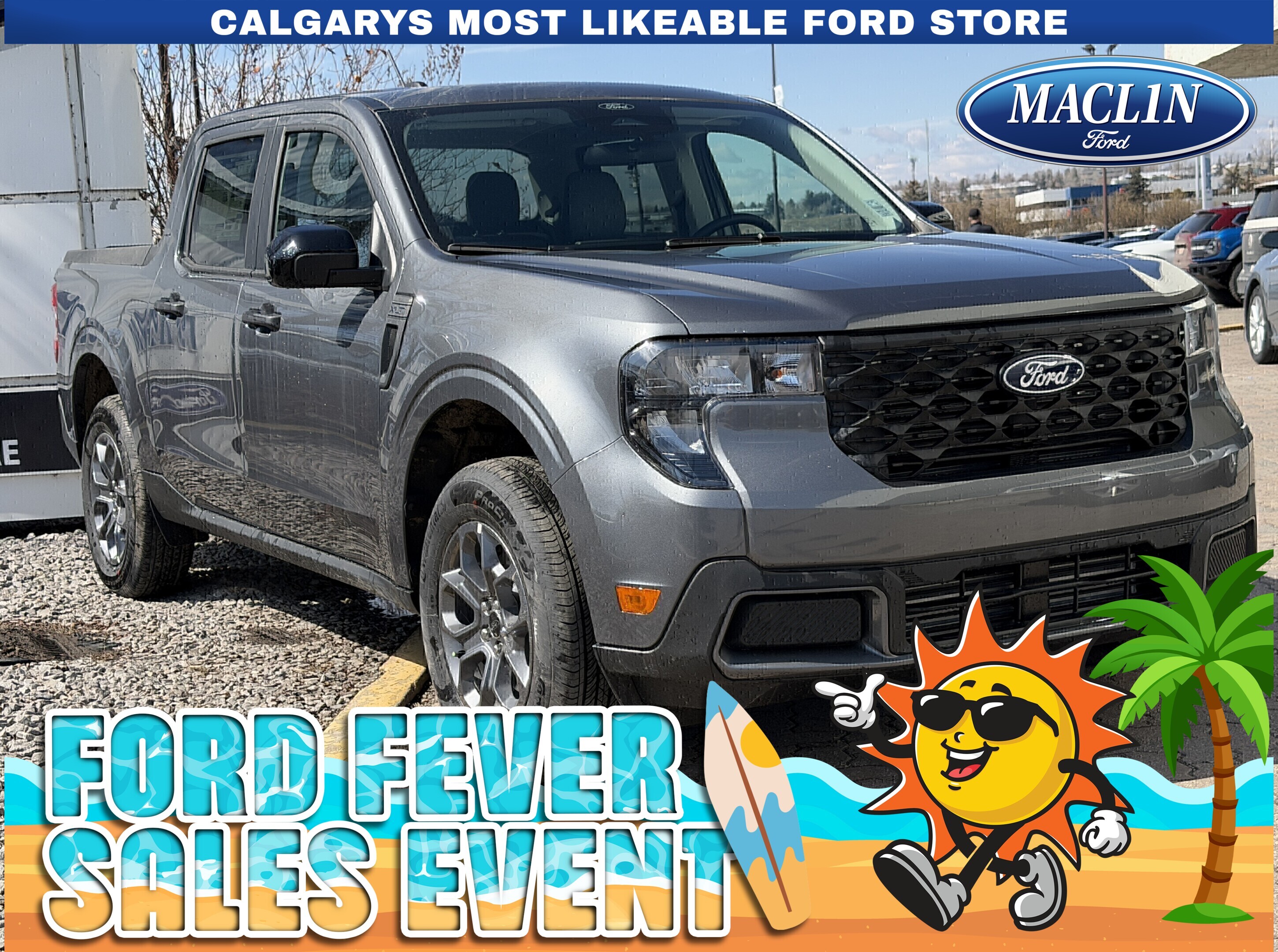 Gray 2026 Ford Maverick XLT SuperCrew AWD Pickup Truck All-Wheel Drive 8-Speed Automatic