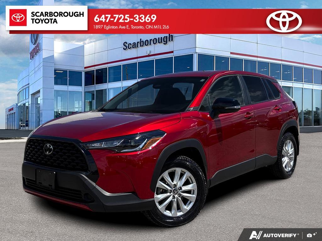 Red 2025 Toyota Corolla Cross LE AWD SUV / Crossover All-Wheel Drive Continuously Variable Transmission