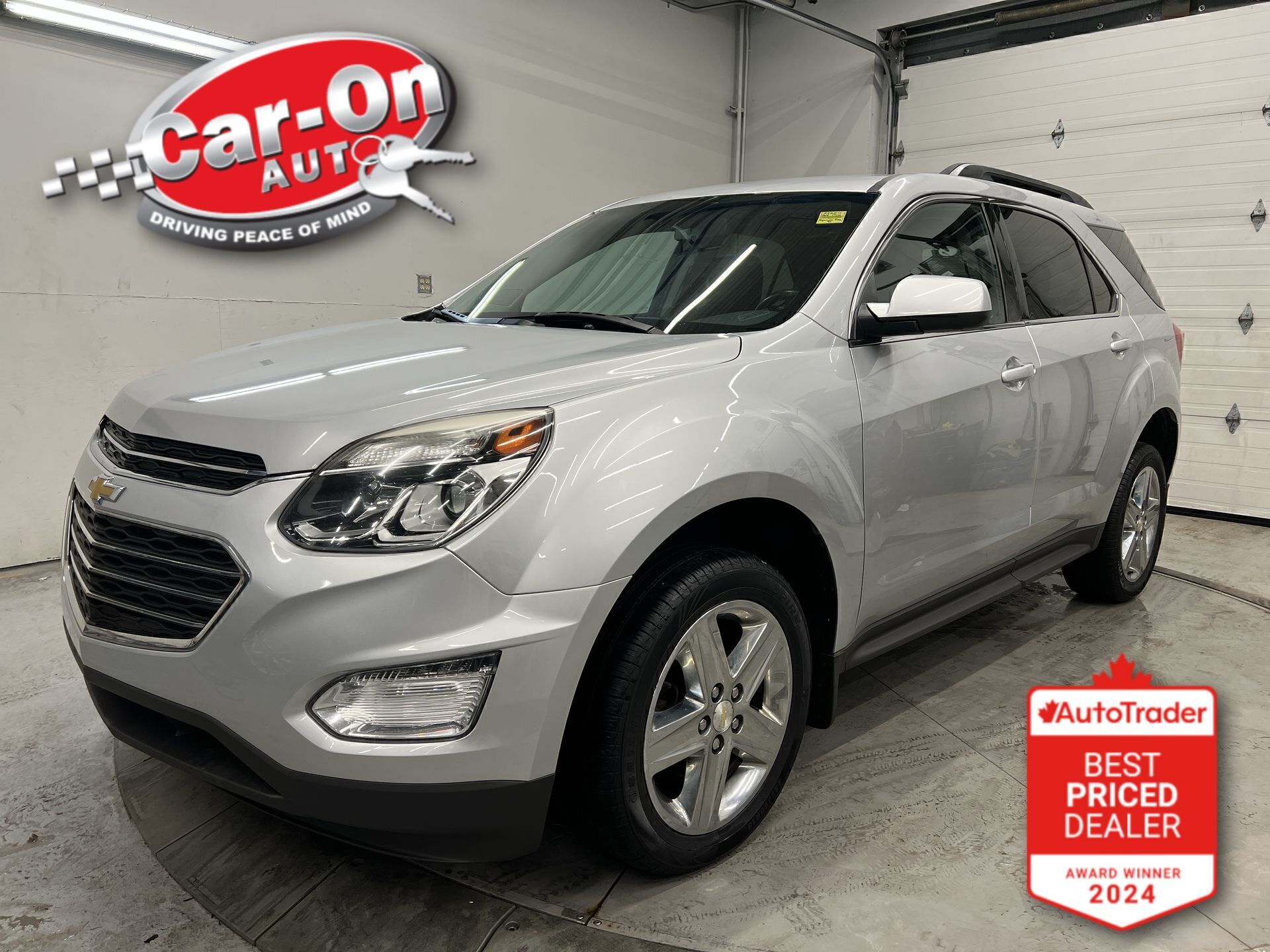 Silver 2016 Chevrolet Equinox LT AWD SUV / Crossover All-Wheel Drive Automatic