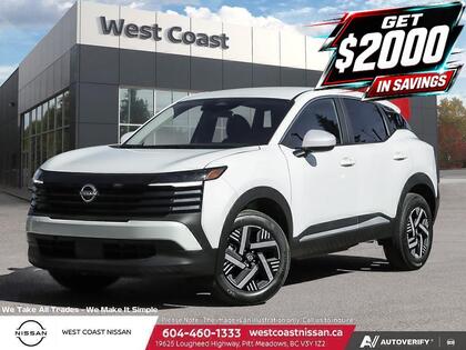 White 2026 Nissan Kicks SV FWD SUV / Crossover Front-Wheel Drive Continuously Variable Transmission