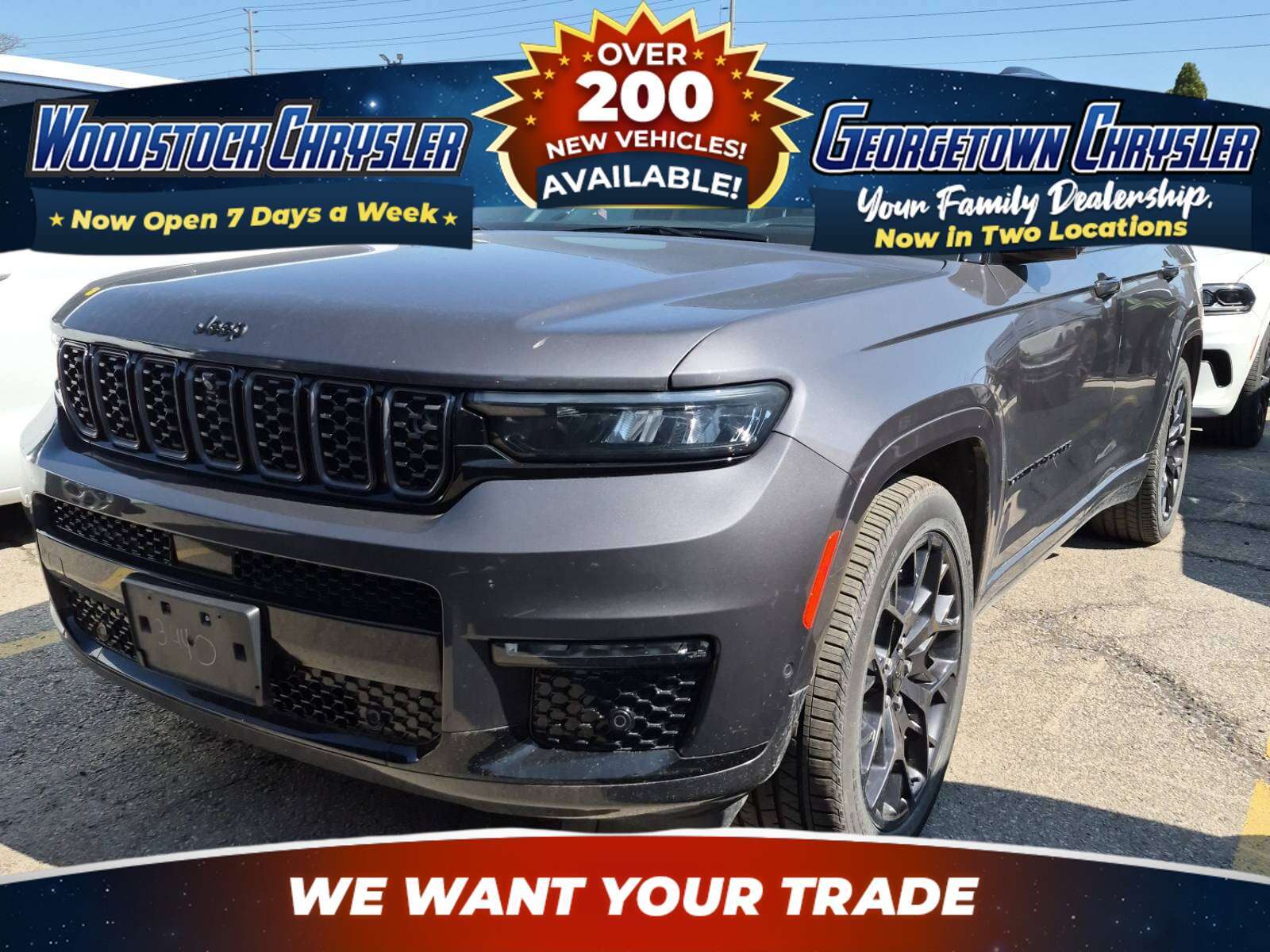 Gray 2024 Jeep Grand Cherokee L Summit 4WD SUV / Crossover Four-Wheel Drive Automatic