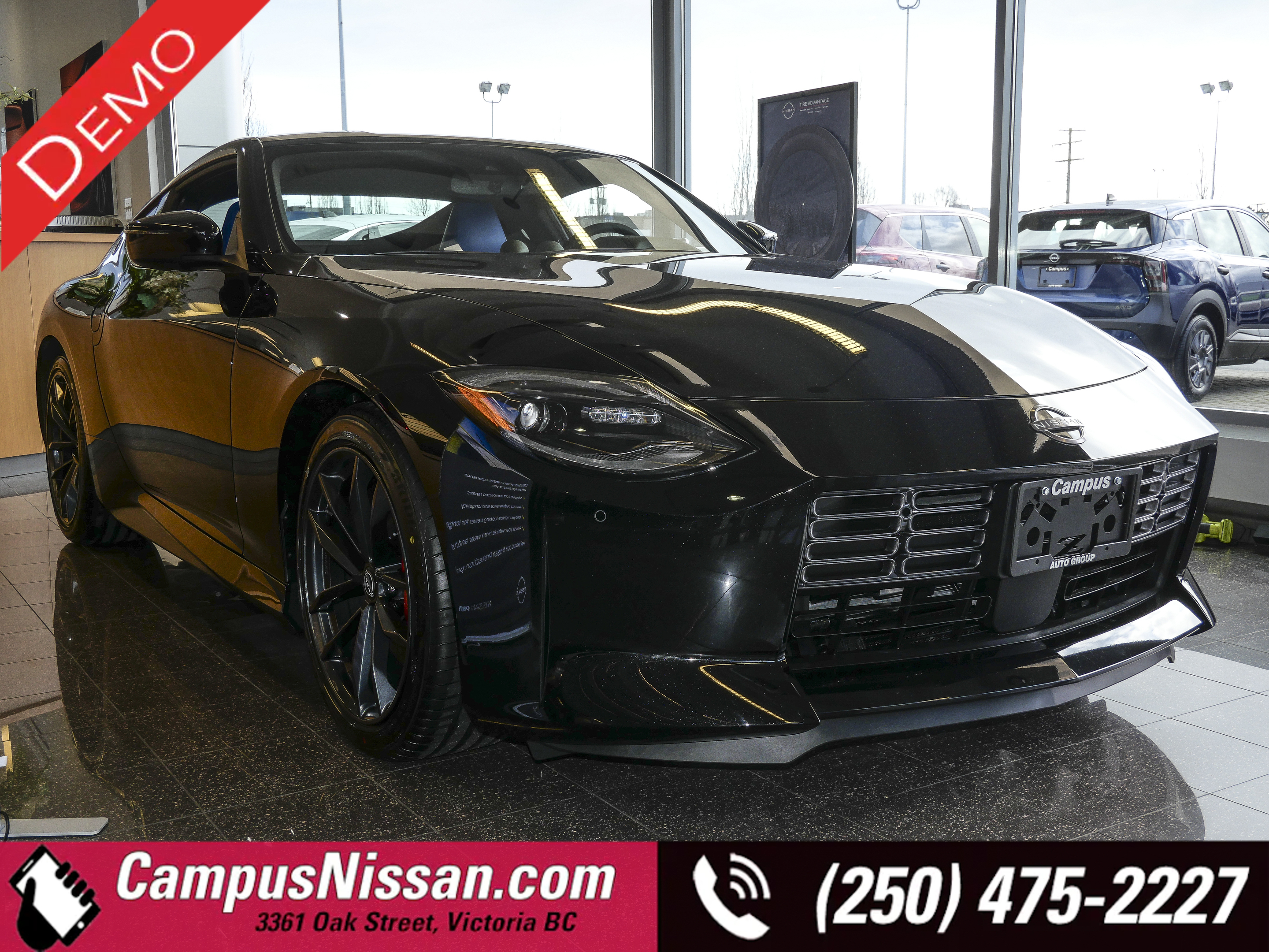 Black 2026 Nissan Z Performance RWD Coupe Rear-Wheel Drive 6-Speed Manual