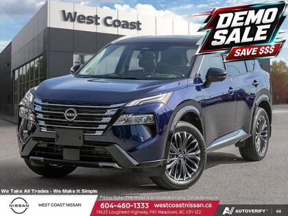 Blue 2026 Nissan Rogue Platinum AWD SUV / Crossover All-Wheel Drive Continuously Variable Transmission
