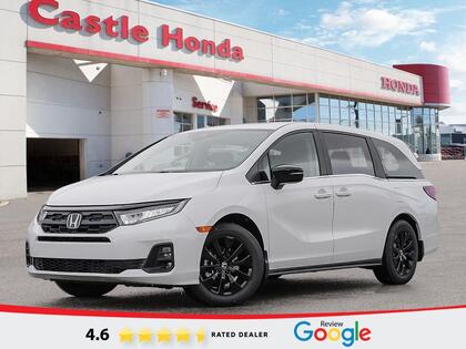 White 2026 Honda Odyssey Sport-L FWD Minivan Front-Wheel Drive