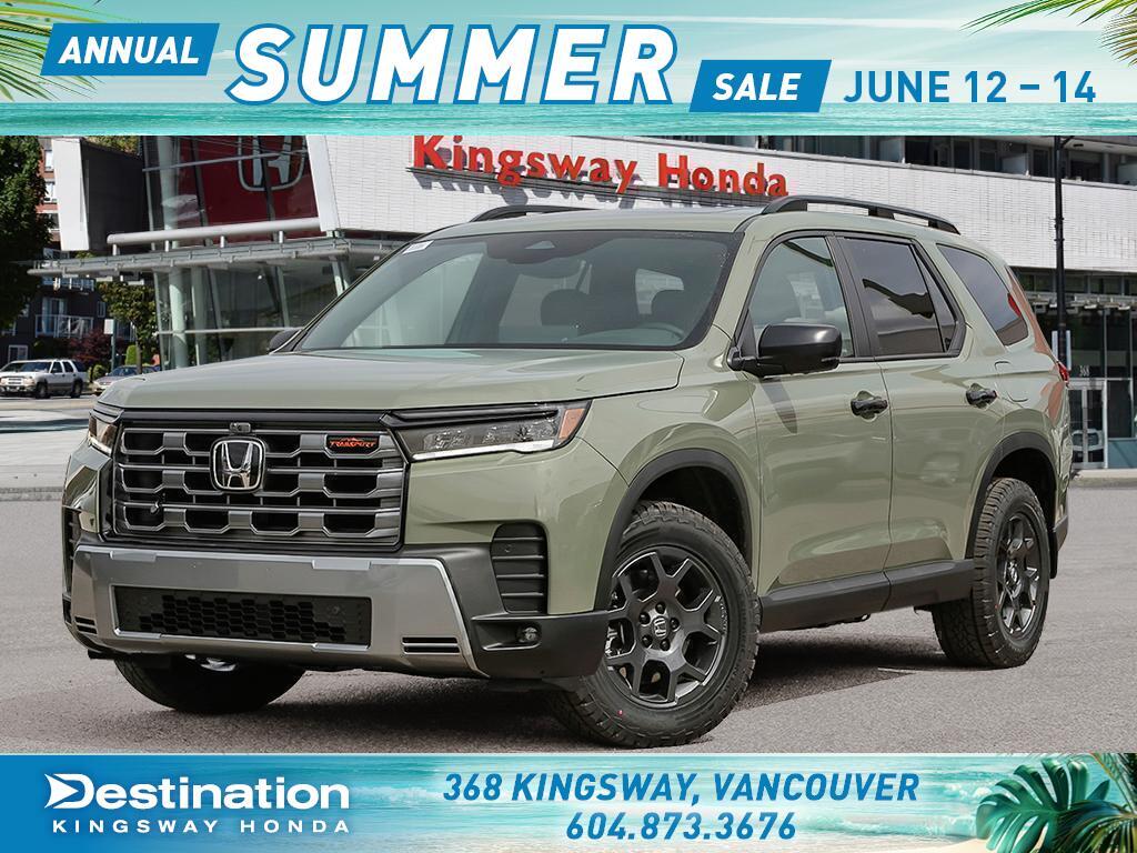 Ash Green M 2026 Honda Pilot TrailSport AWD SUV / Crossover All-Wheel Drive Automatic