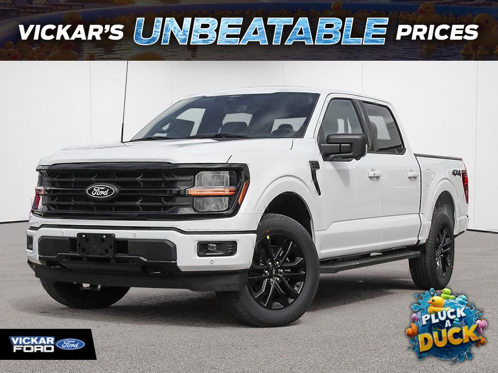 White 2026 Ford F-150 XLT SuperCrew 4WD Pickup Truck Four-Wheel Drive Automatic
