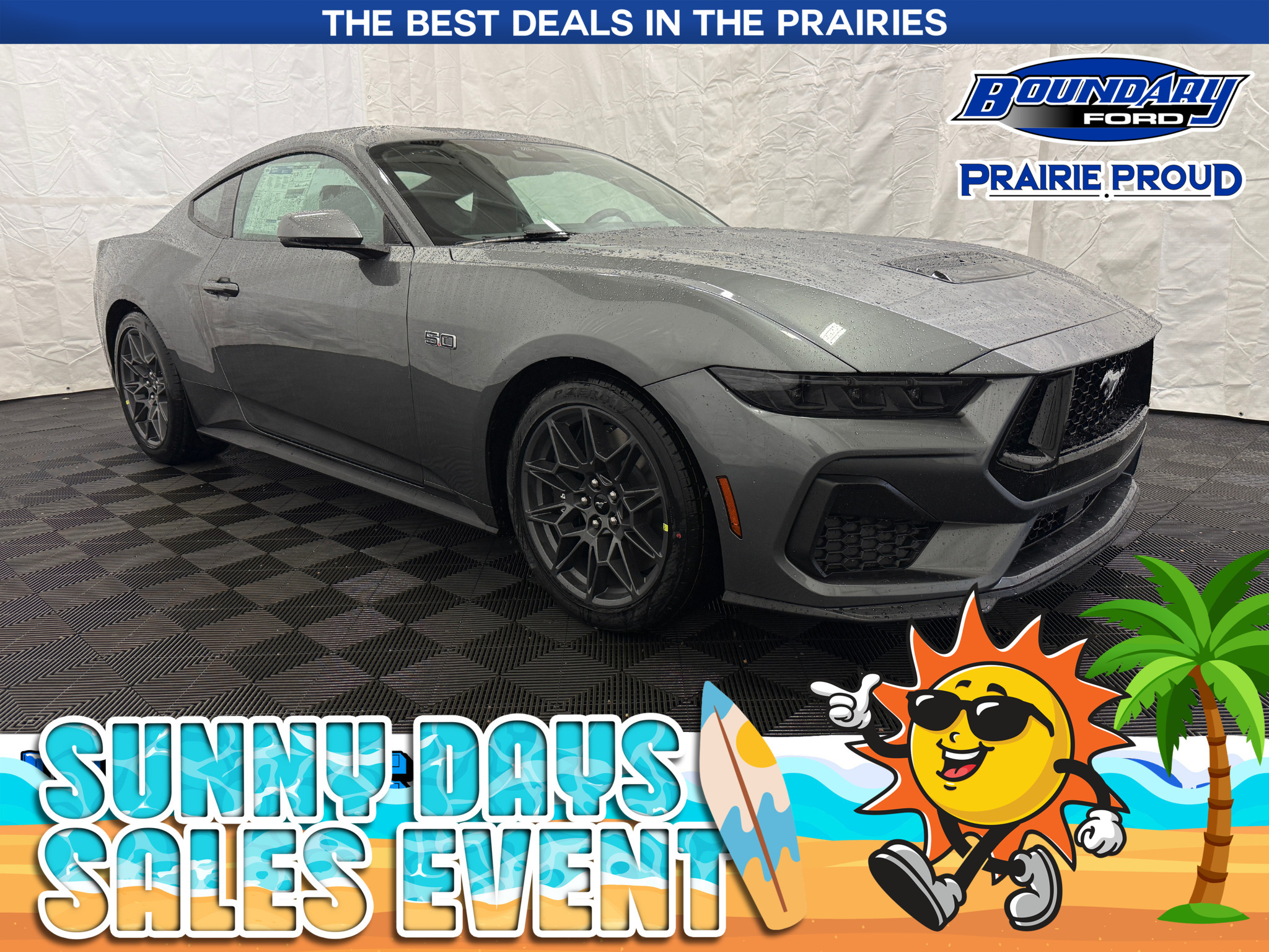 Gray 2026 Ford Mustang GT Premium Fastback RWD Coupe Rear-Wheel Drive Continuously Variable Transmission