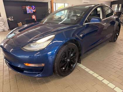 Blue 2019 Tesla Model 3 Long Range AWD Sedan All-Wheel Drive Automatic