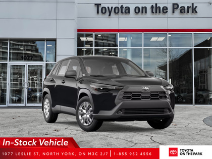 Black 2026 Toyota Corolla Cross L AWD SUV / Crossover All-Wheel Drive Continuously Variable Transmission