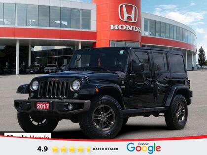 Black 2017 Jeep Wrangler Unlimited 75th Anniversary 4WD SUV / Crossover Four-Wheel Drive Automatic