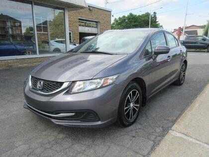 Gray 2015 Honda Civic LX Sedan Front-Wheel Drive Manual