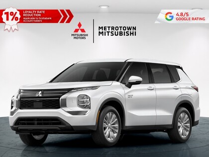 White 2026 Mitsubishi Outlander Hybrid Plug-in ES S-AWC SUV / Crossover All-Wheel Drive Automatic