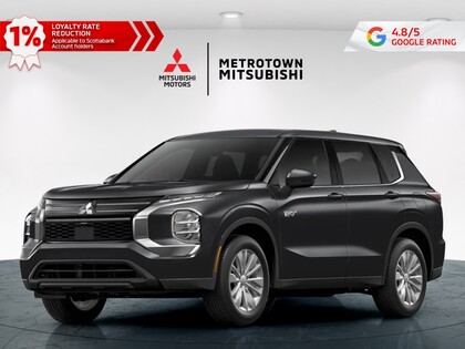 Black 2026 Mitsubishi Outlander Hybrid Plug-in ES S-AWC SUV / Crossover All-Wheel Drive Automatic