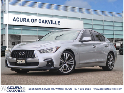 Silver 2020 INFINITI Q50 Sedan 7-Speed Automatic