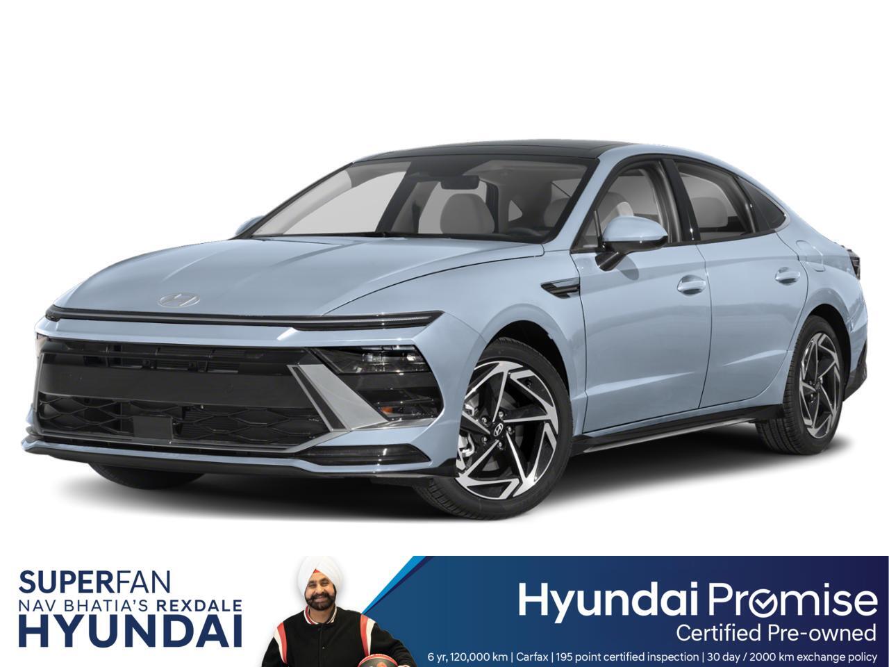 Blue 2025 Hyundai Sonata Preferred Trend AWD Sedan 8-Speed Automatic