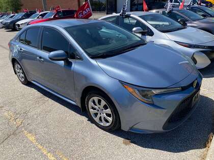 Blue 2020 Toyota Corolla Sedan Continuously Variable Transmission