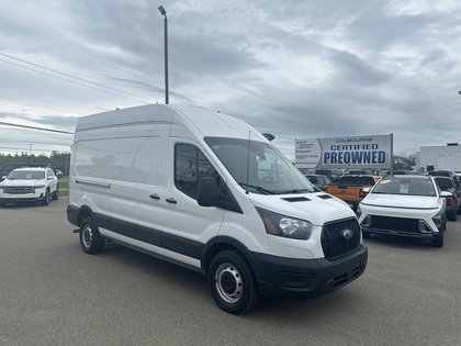 White 2025 Ford Transit Cargo 250 High Roof LB RWD Van Rear-Wheel Drive Automatic