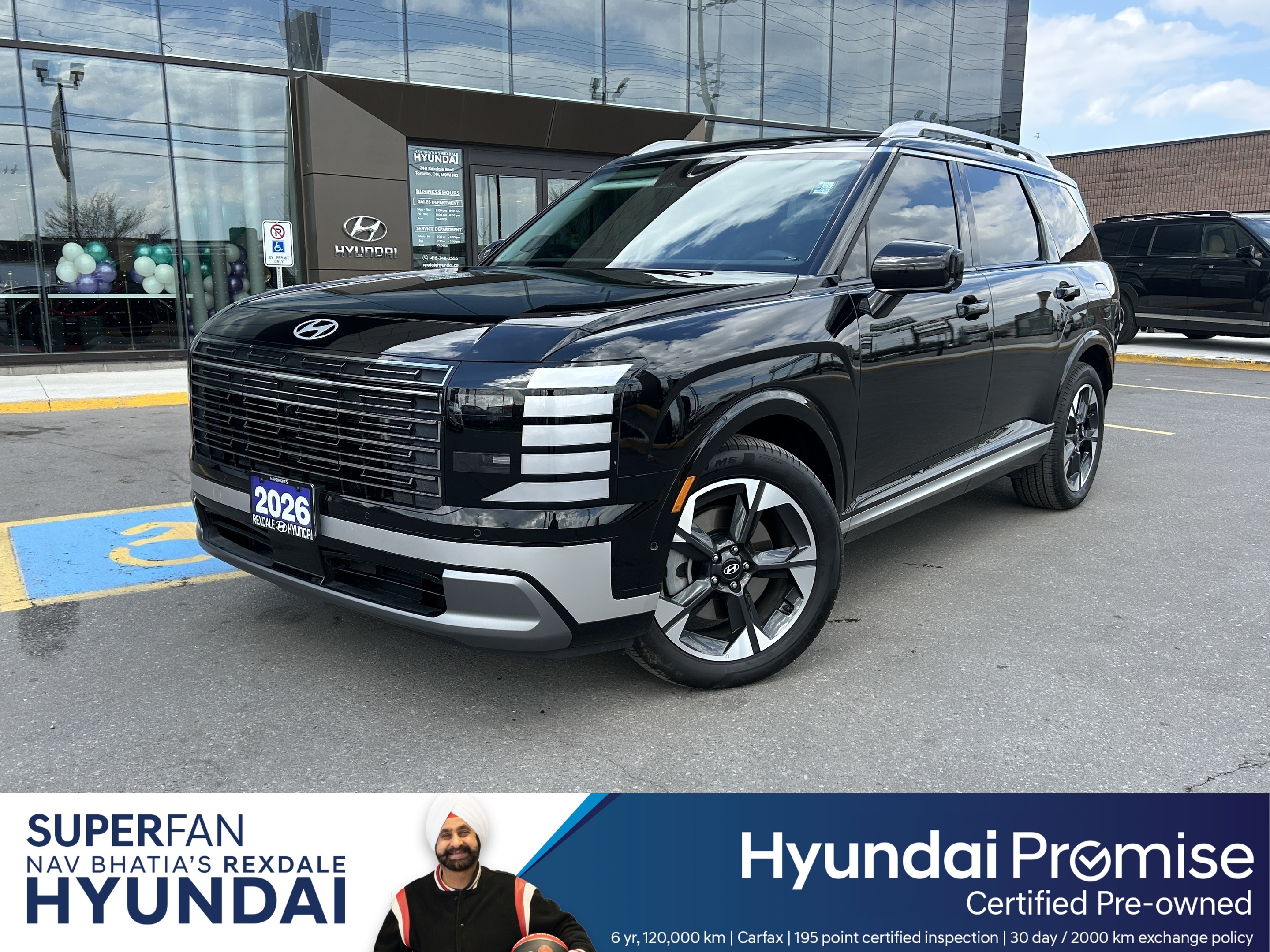 Black 2026 Hyundai Palisade Hybrid Luxury AWD SUV / Crossover 6-Speed Automatic