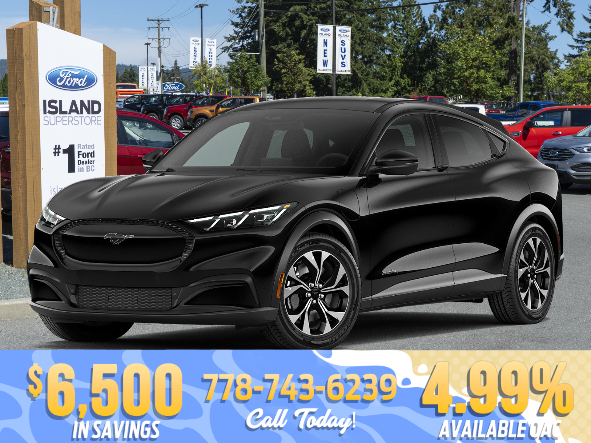 Black 2026 Ford Mustang Mach-E Select AWD SUV / Crossover All-Wheel Drive 1-Speed Automatic