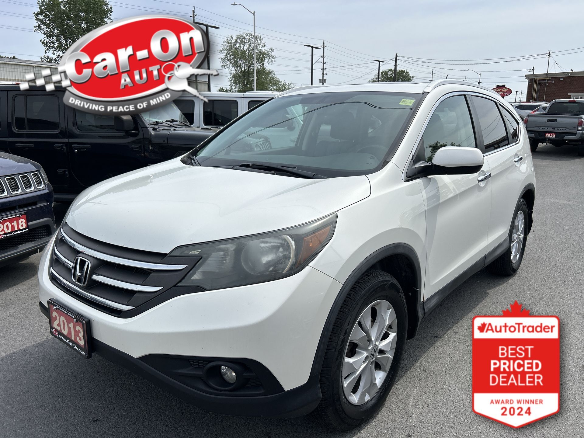 White 2013 Honda CR-V Touring AWD SUV / Crossover Automatic