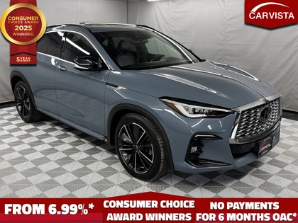 Gray 2022 INFINITI QX55 Sensory AWD SUV / Crossover All-Wheel Drive Continuously Variable Transmission