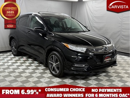 Black 2020 Honda HR-V Touring AWD SUV / Crossover All-Wheel Drive Continuously Variable Transmission