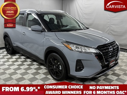 Gray 2024 Nissan Kicks SV FWD SUV / Crossover Front-Wheel Drive Continuously Variable Transmission