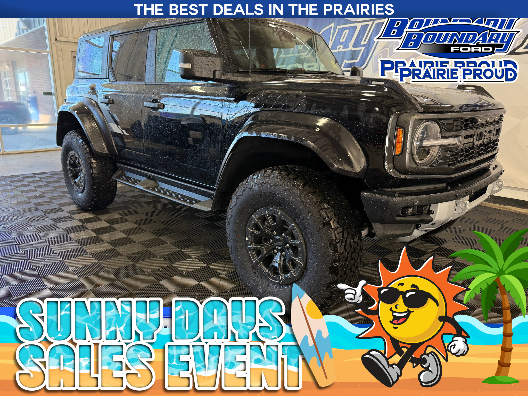Black 2024 Ford Bronco Raptor 4WD SUV / Crossover Four-Wheel Drive Automatic