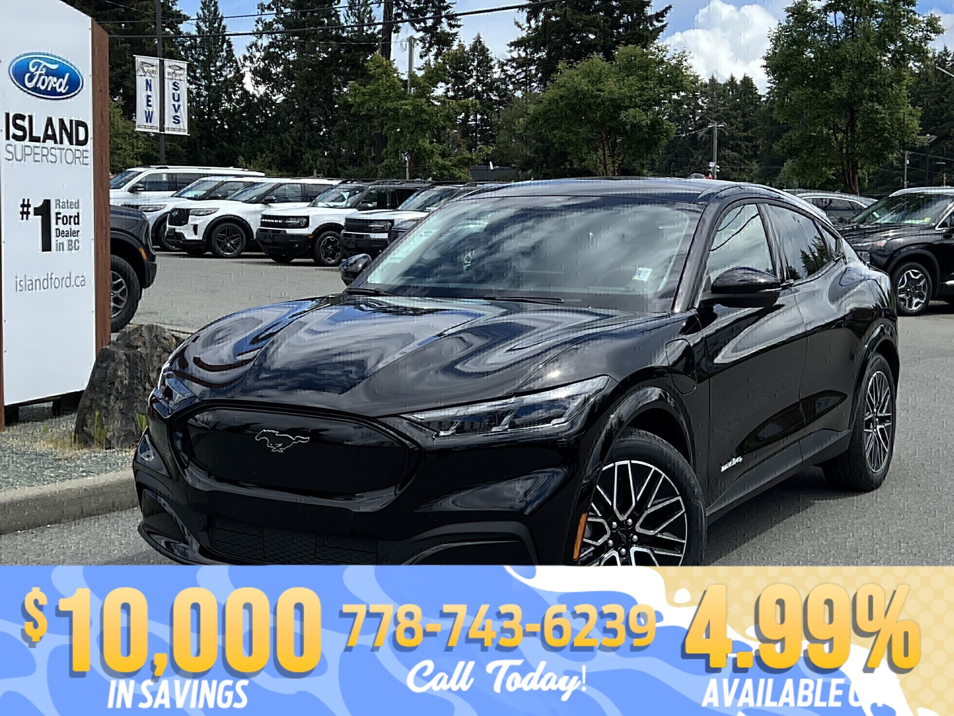 Black 2026 Ford Mustang Mach-E Premium AWD SUV / Crossover All-Wheel Drive 1-Speed Automatic