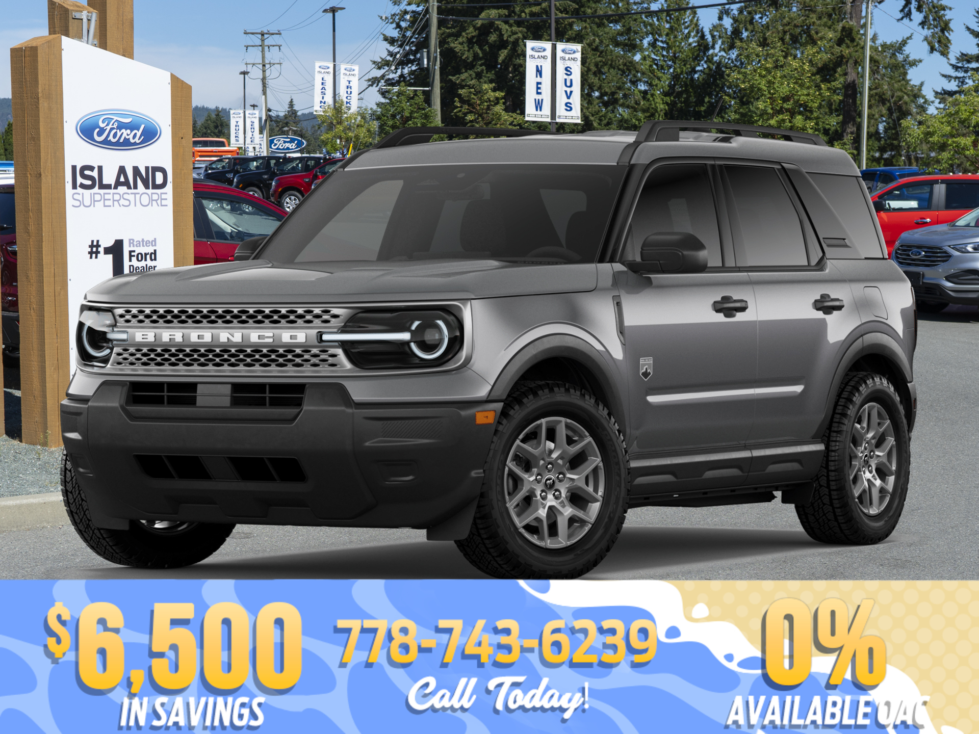Gray 2026 Ford Bronco Sport Big Bend AWD SUV / Crossover All-Wheel Drive 8-Speed Automatic