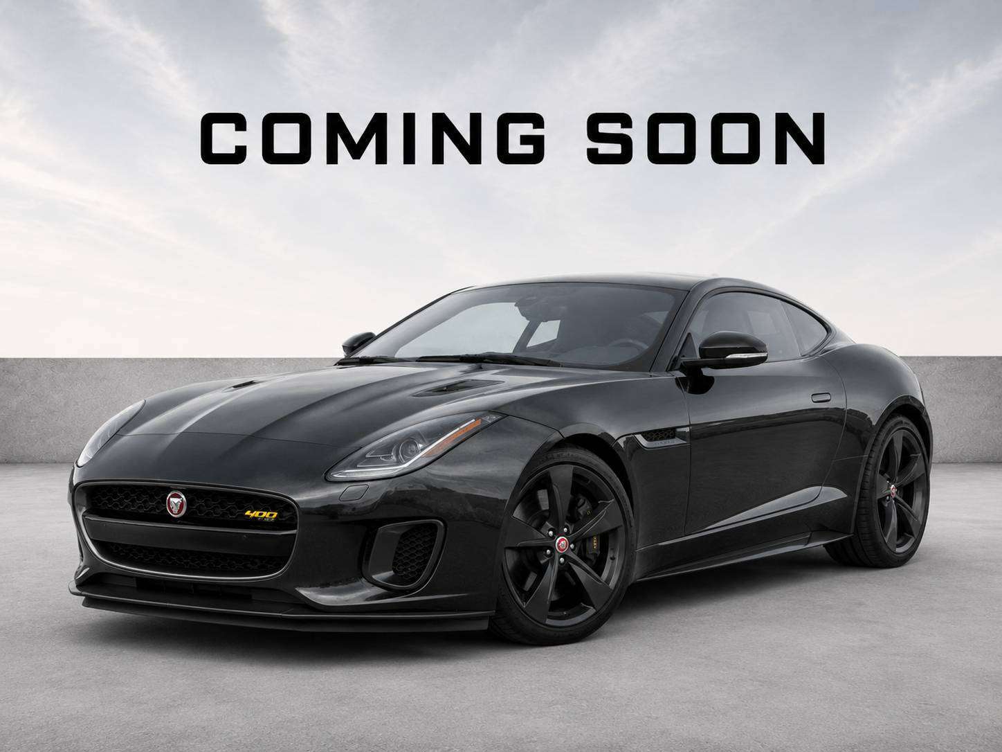 Black 2018 Jaguar F-TYPE 400 SPORT AWD Coupe All-Wheel Drive 8-Speed Automatic