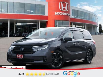Gray 2024 Honda Odyssey Touring FWD Minivan Front-Wheel Drive Automatic
