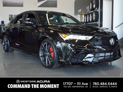 Black 2026 Acura Integra Type S FWD Sedan Front-Wheel Drive 6-Speed Manual