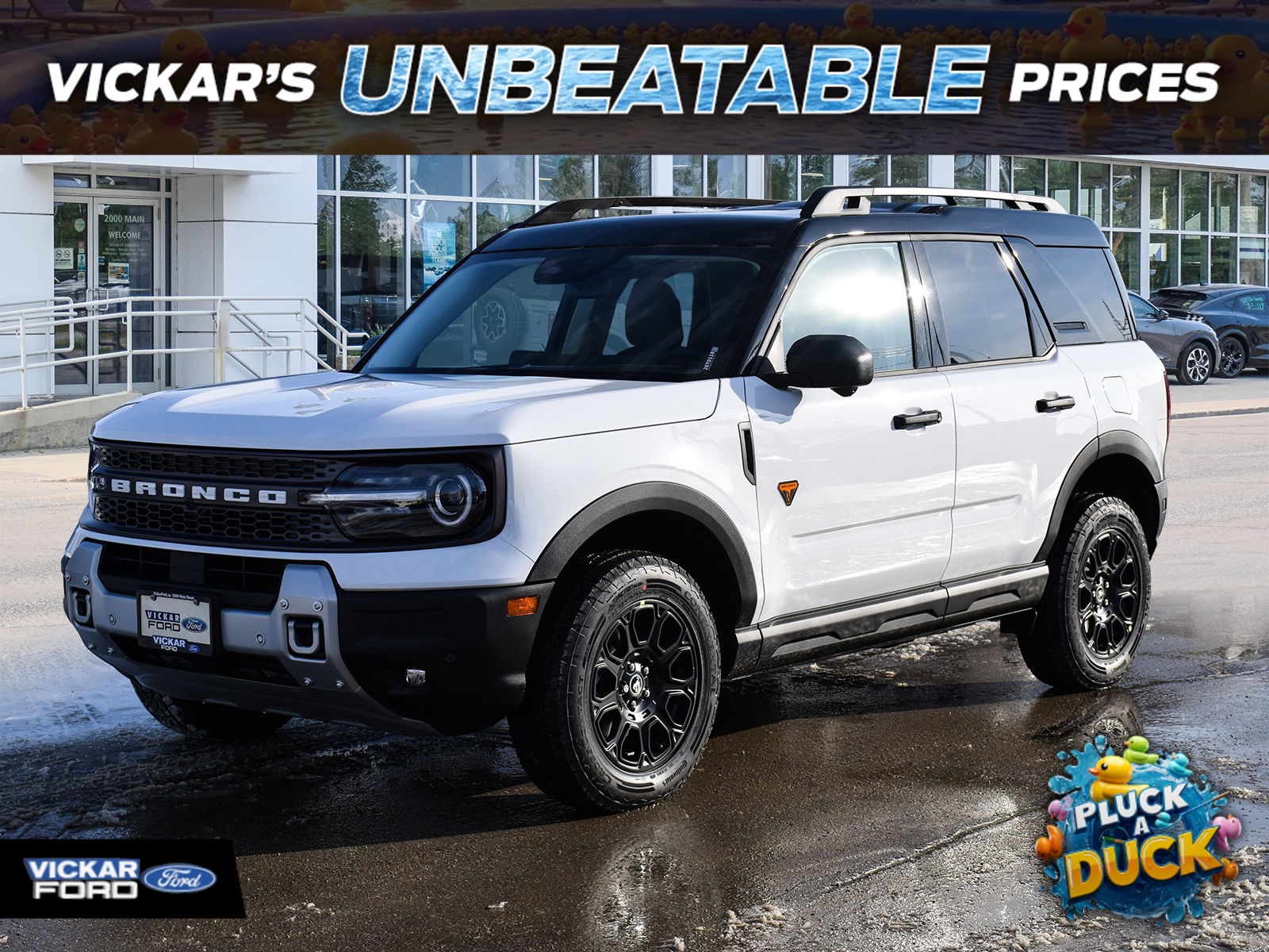White 2026 Ford Bronco Sport Badlands AWD SUV / Crossover All-Wheel Drive Automatic